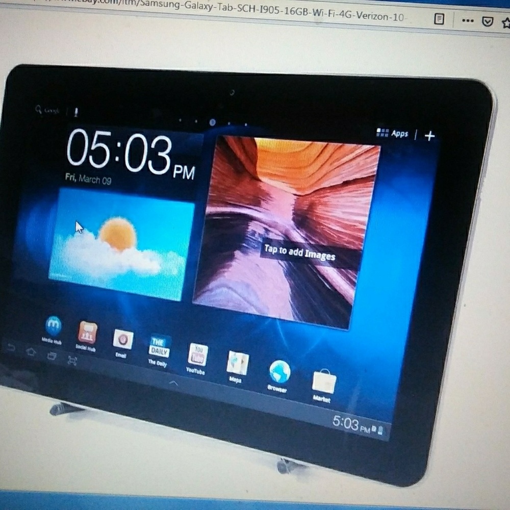 Verizon Samsung Galaxy 2 Wi-Fi+4g tablet